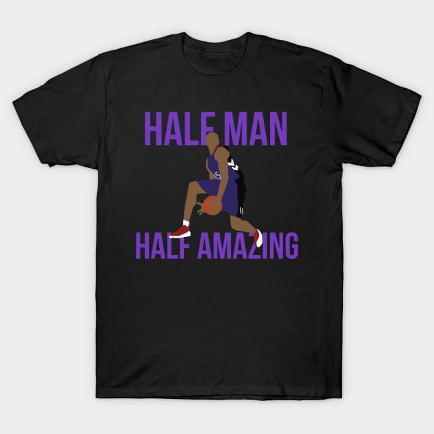 Vince Carter - Half Man, Half Amazing T-Shirt by xavierjfong